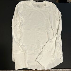 Aerie white long sleeve size small